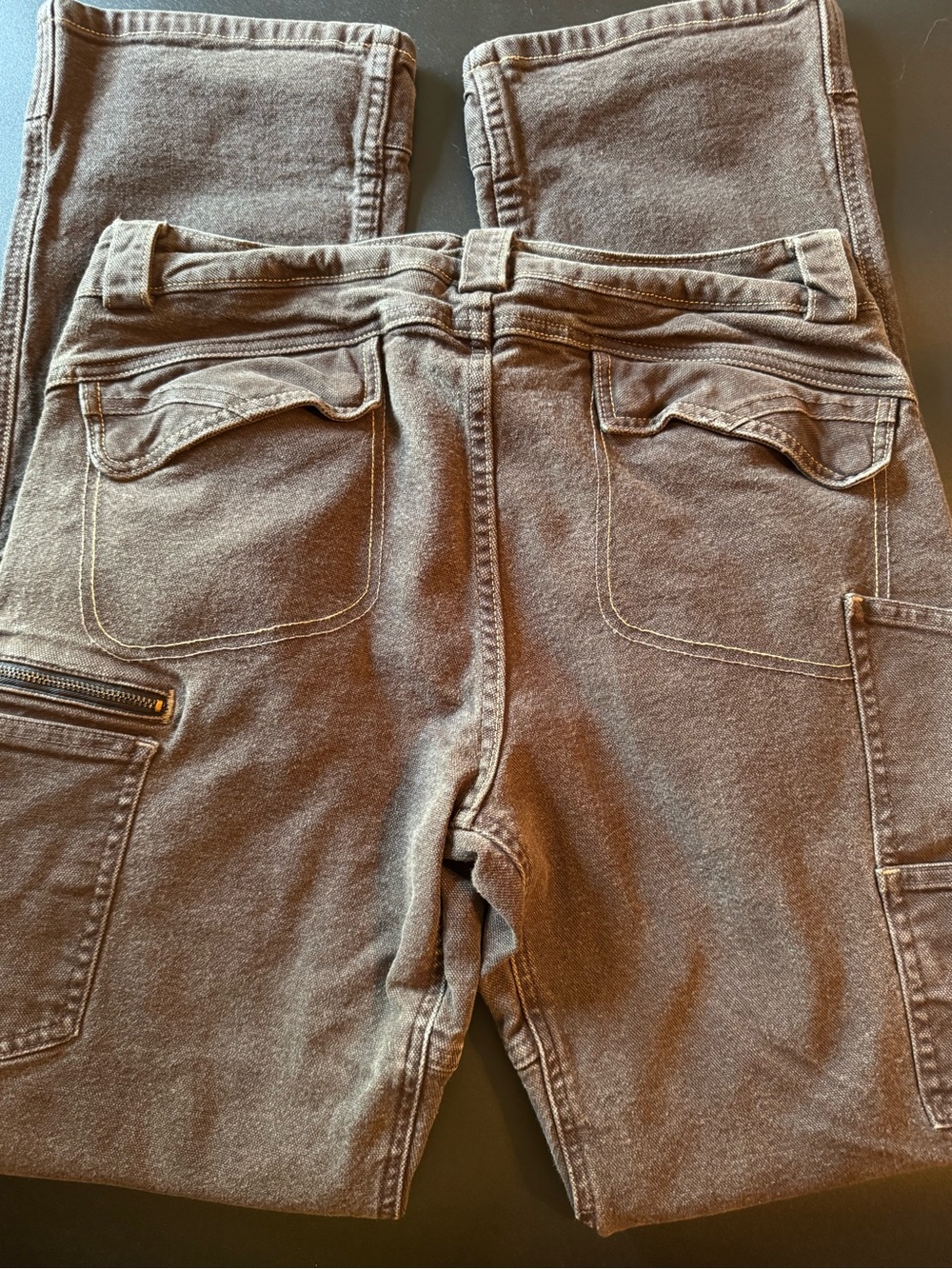Dovetail Women’s Day Construct Chocolate Brown Reinforced Work Pants - Picture 5 of 9